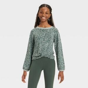Girls' Modal French Terry Crewneck Sweatshirt - All In Motion™ size XXL